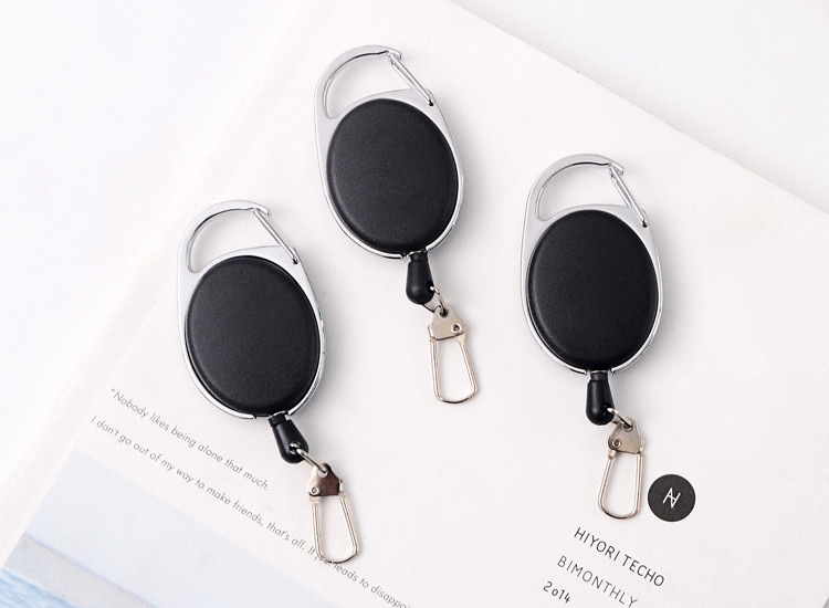 Retractable Key Ring Carabiner