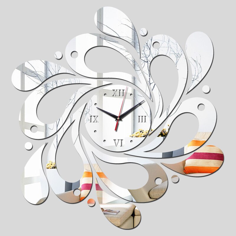 Mirror Wall Clock Image 1