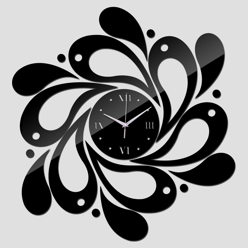 Mirror Wall Clock Image 2