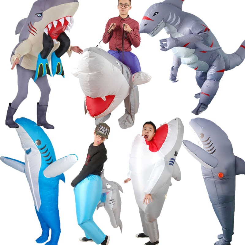 Inflatable Shark Costume 1
