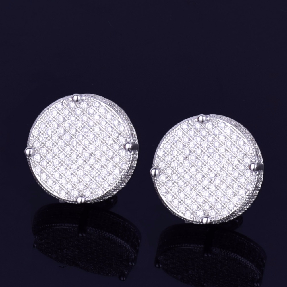 Round Ear Studs Bicolor