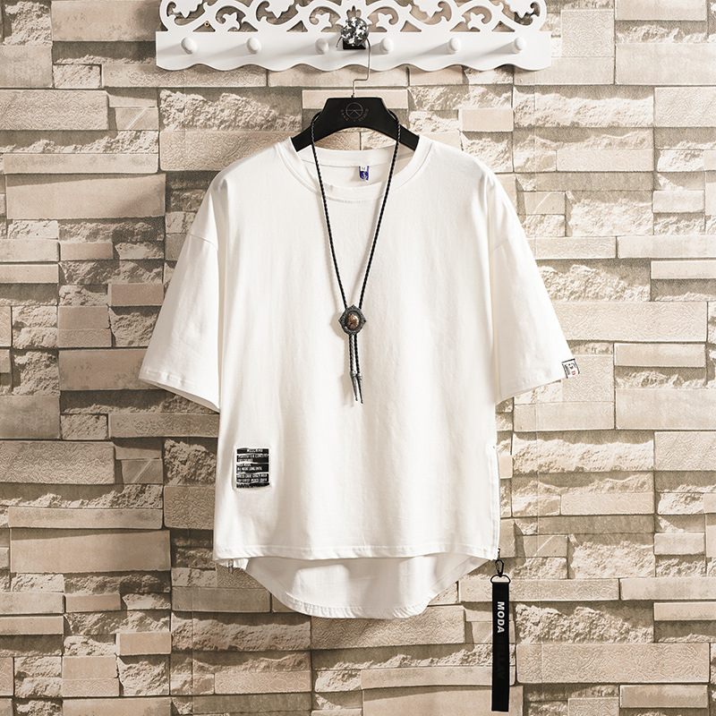 Summer Short Sleeve T-shirt - Zipper Detail