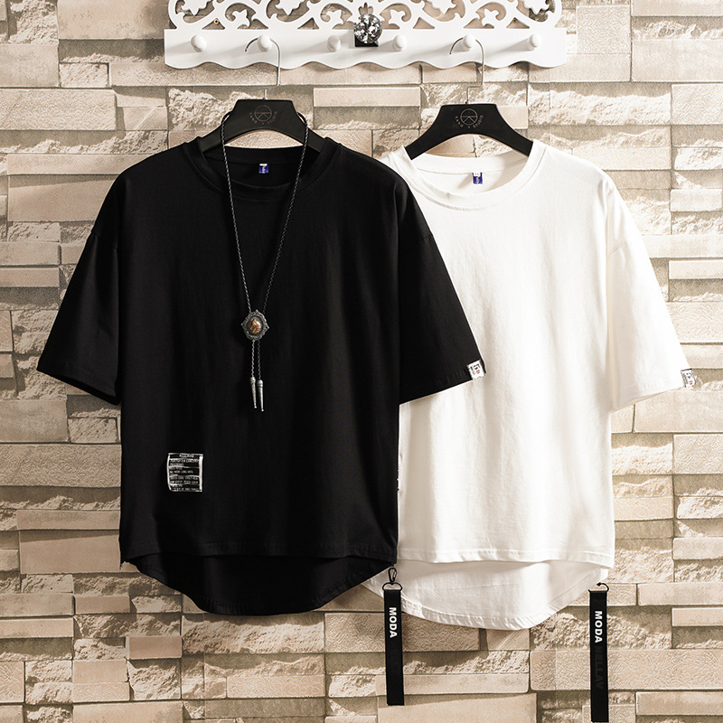 Summer Short Sleeve T-shirt - Stylish Detail