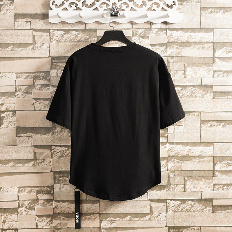 Summer Short Sleeve T-shirt - Black Front
