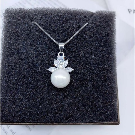 pearl and diamond accents