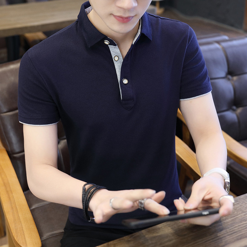Men's Casual Short Sleeve Polo Shirt Image 5
