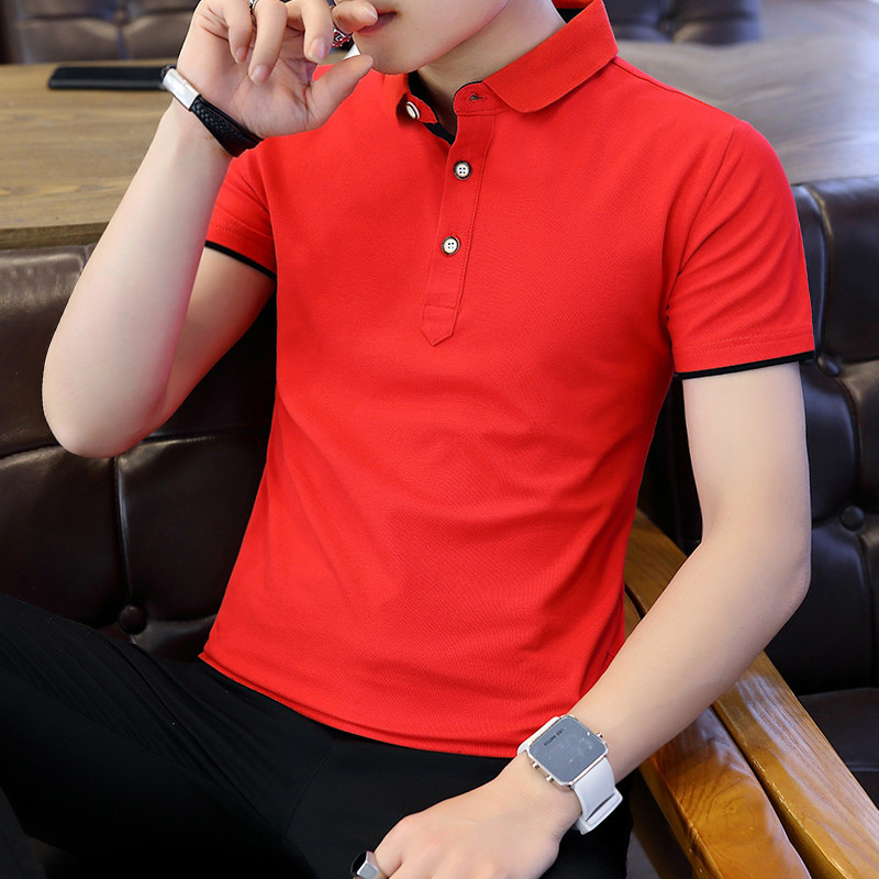 Men's Casual Short Sleeve Polo Shirt Image 7