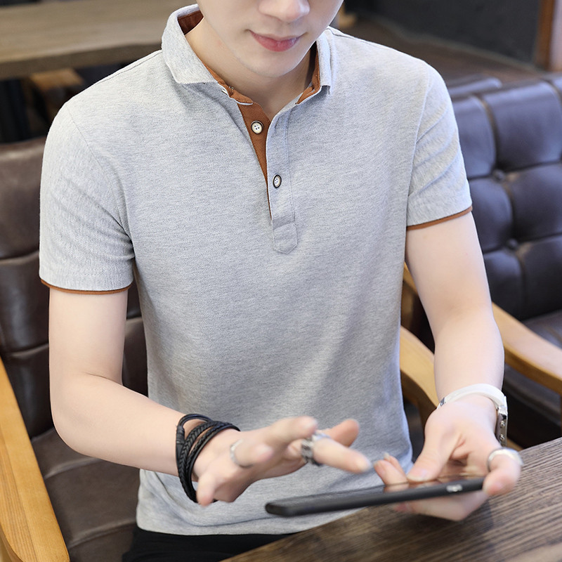 Men's Casual Short Sleeve Polo Shirt Image 4