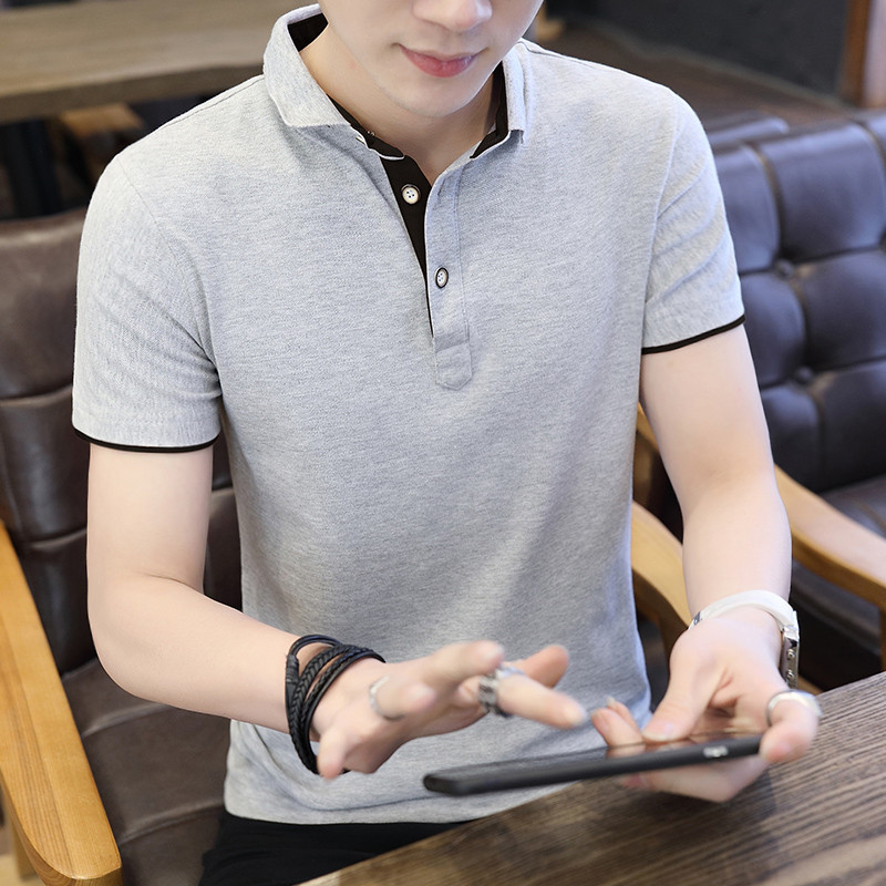 Men's Casual Short Sleeve Polo Shirt Image 3