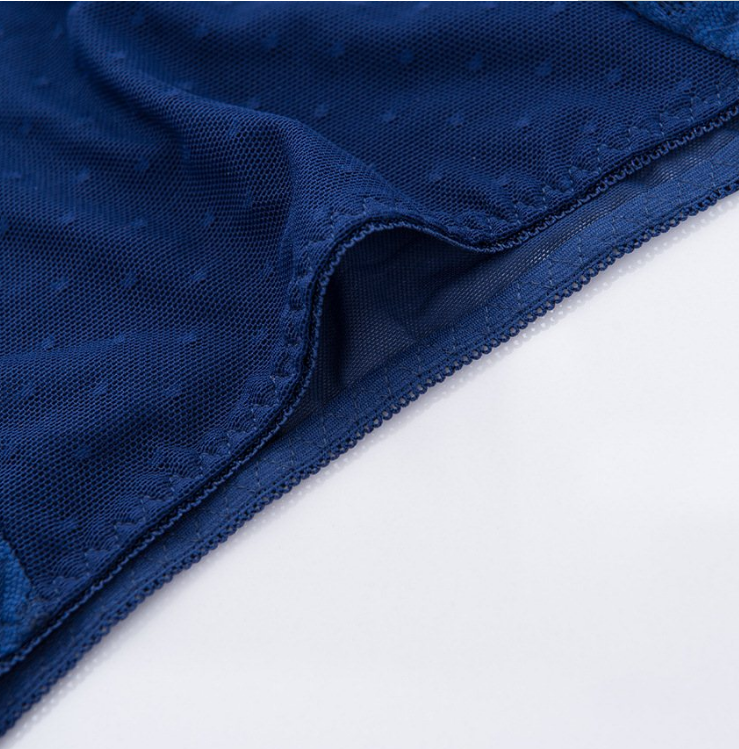 Seamless High Cut Embroidery Lace Panties Image 4