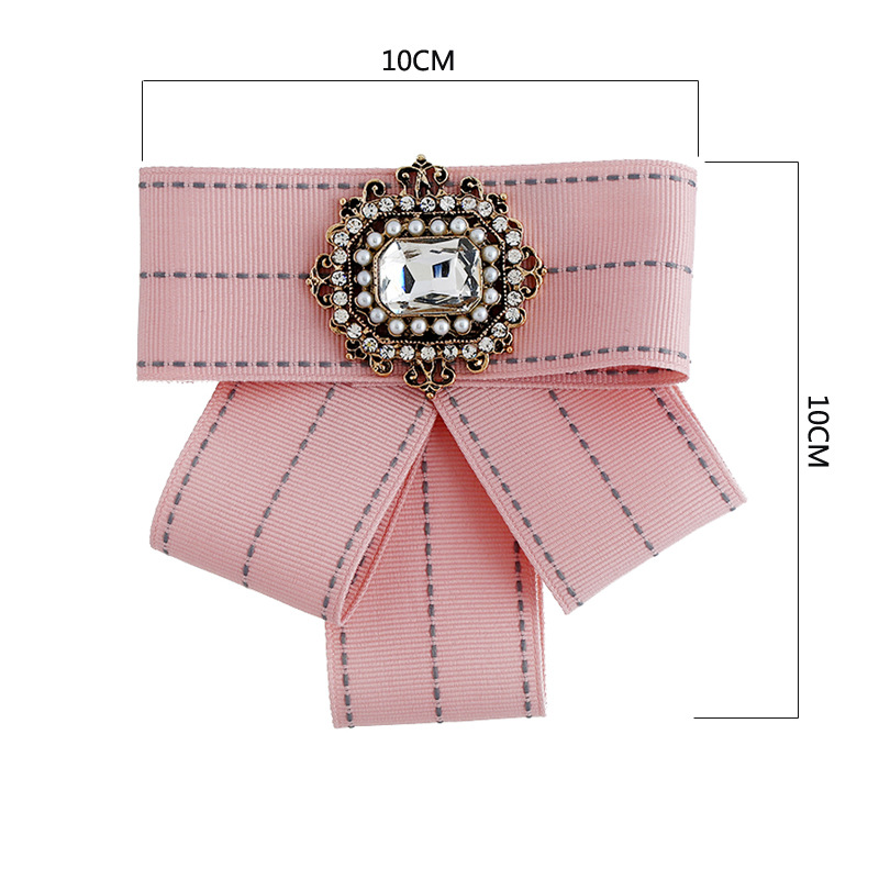 Bowtie Brooch Pink