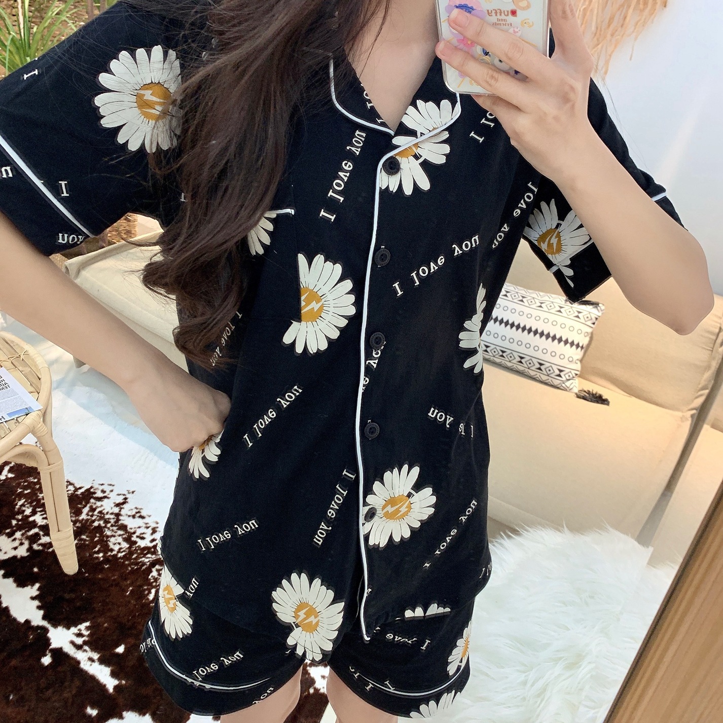 Daisy Pajama Set Image 3