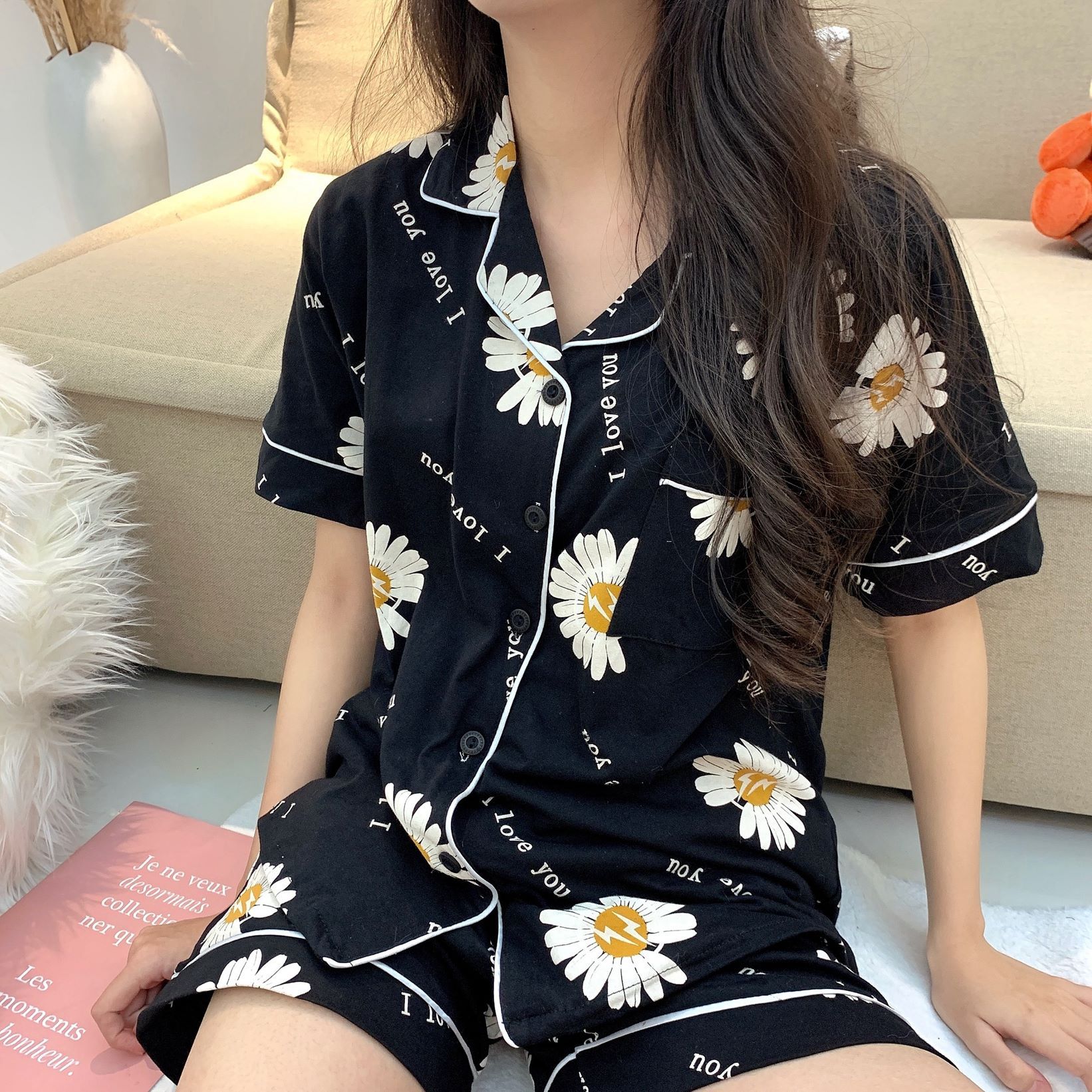 Daisy Pajama Set Image 1