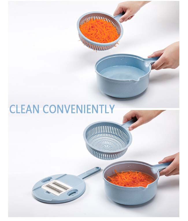 Vegetable Slicer in action