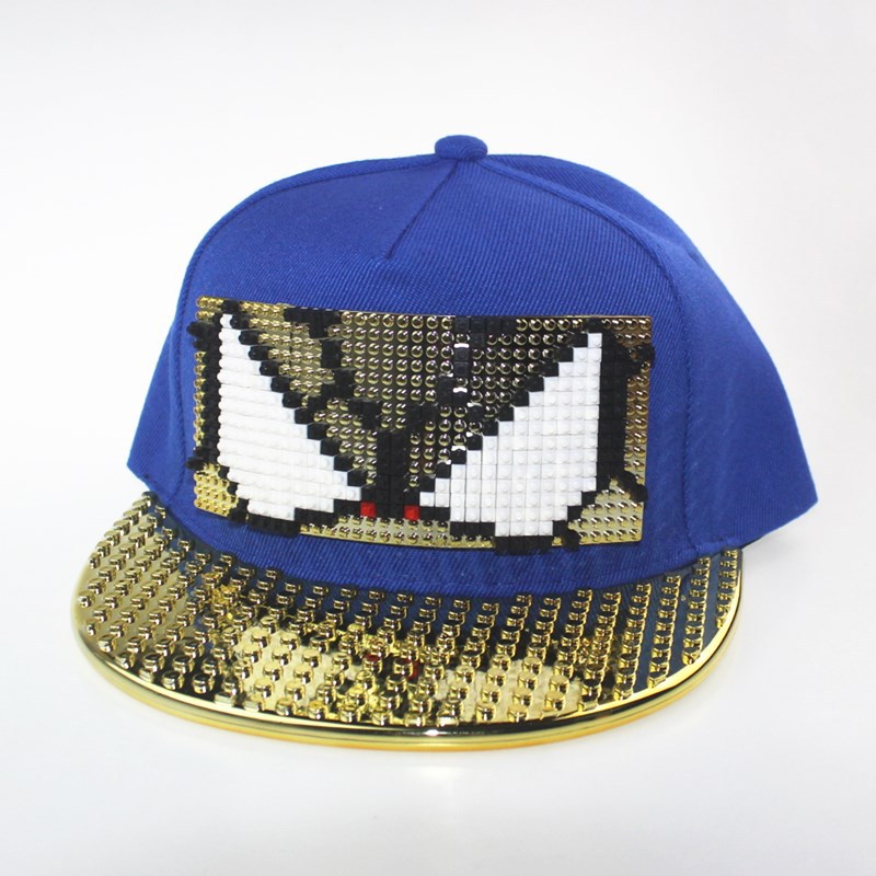 DIY Building Block Hat Flat Brim