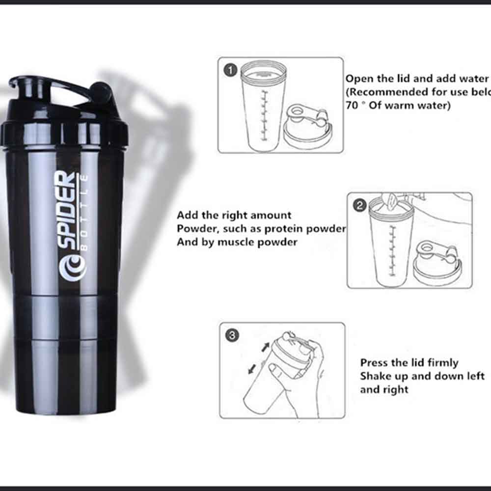 Multi-functional Protein Shaker Cup