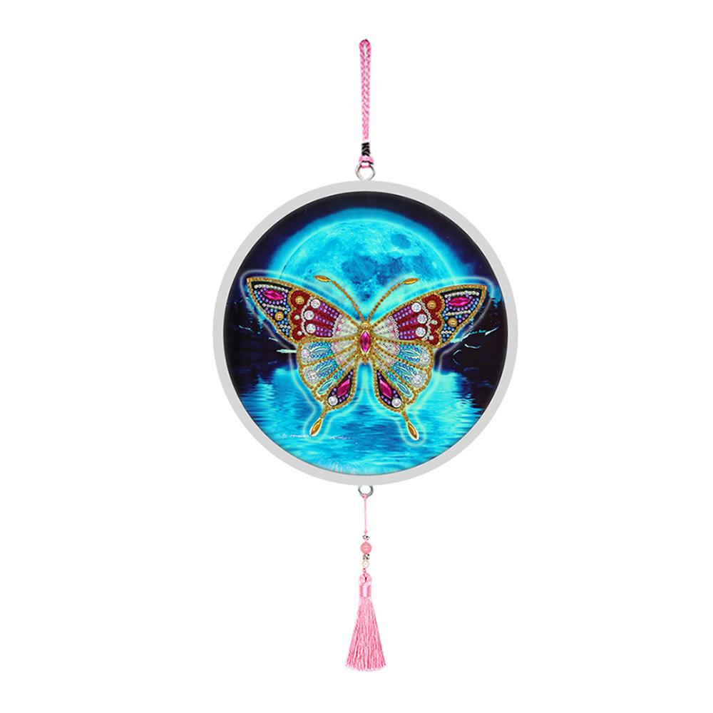 Butterfly Diamond Painting Pendant Image 1