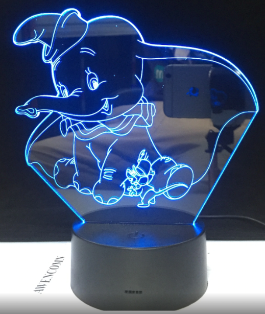 3D LED Visual Light