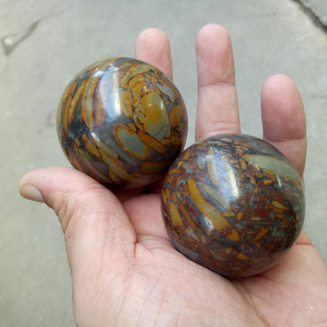 Five-Color Nuwa Stone Fitness Massage Handball 6
