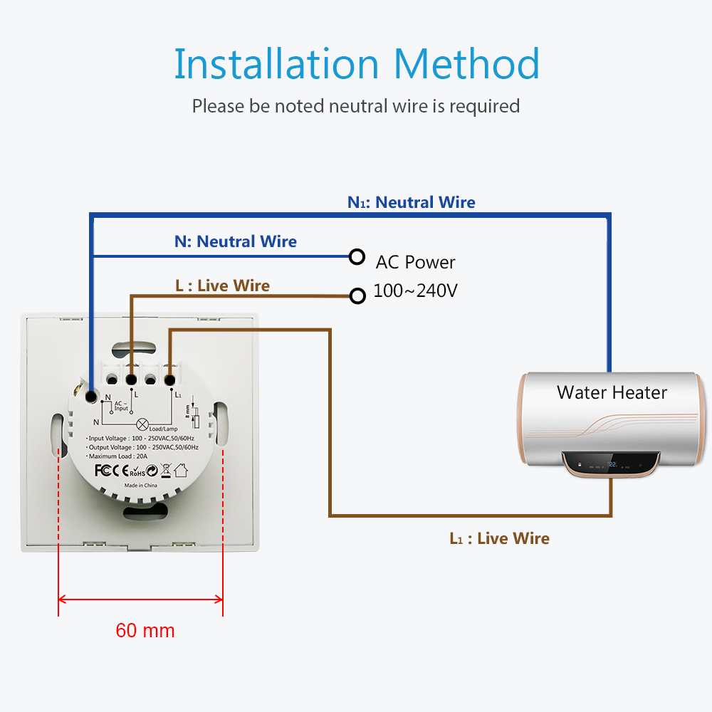 WIFI Smart Water Heater Switch Image 6