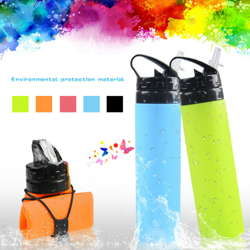 Silicone Sport Water Bottle