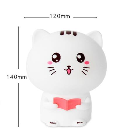 Cute Cat Silicone Light