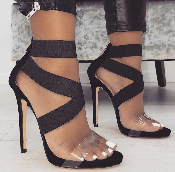 Elegant High Heels - Black