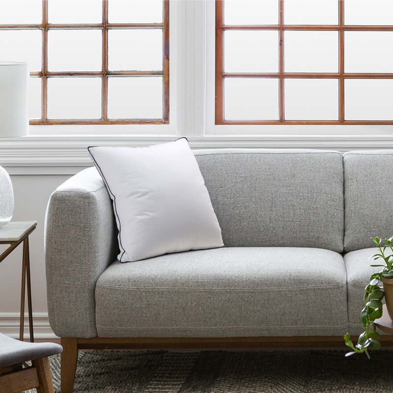 White Goose Down Cushion Image 4