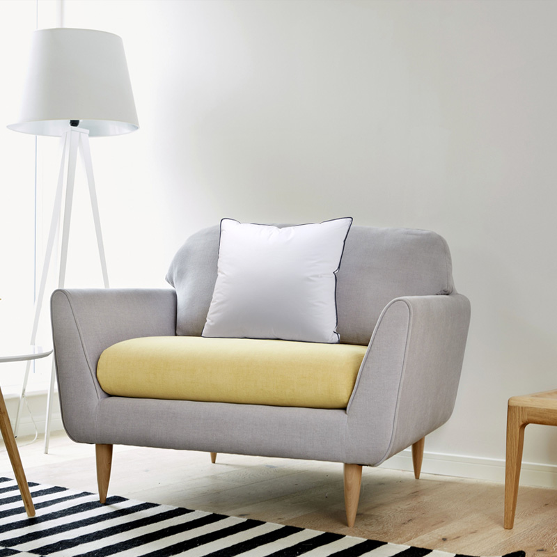 White Goose Down Cushion Image 2