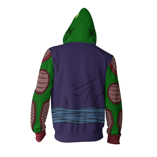 3D Anime Printed Zipper Hoodie Image 6
