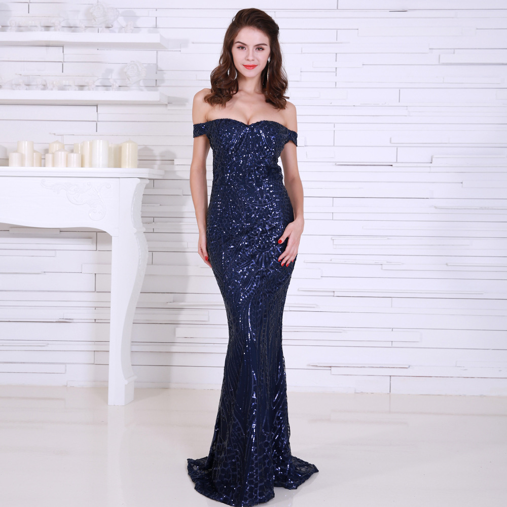 Sequin Dress Side View