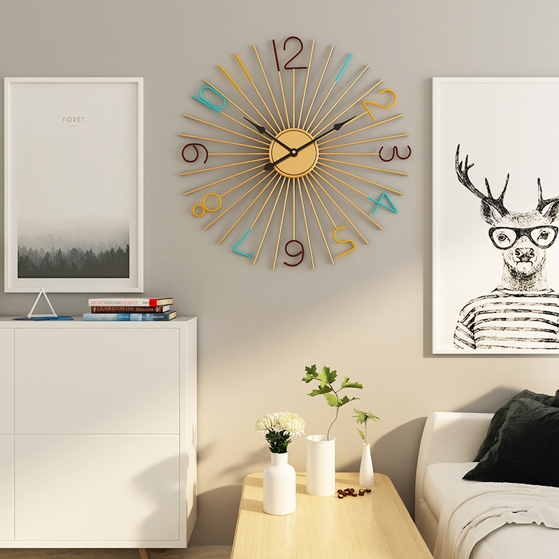 Silent Metal Wall Clock - Image 3