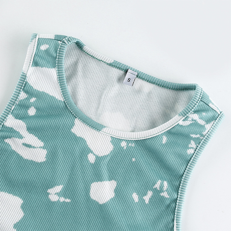 Tie-dye sports vest - active lifestyle