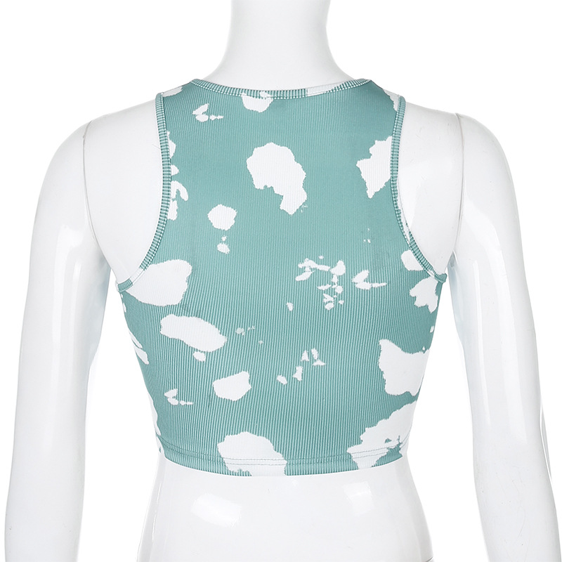 Tie-dye sports vest - casual look