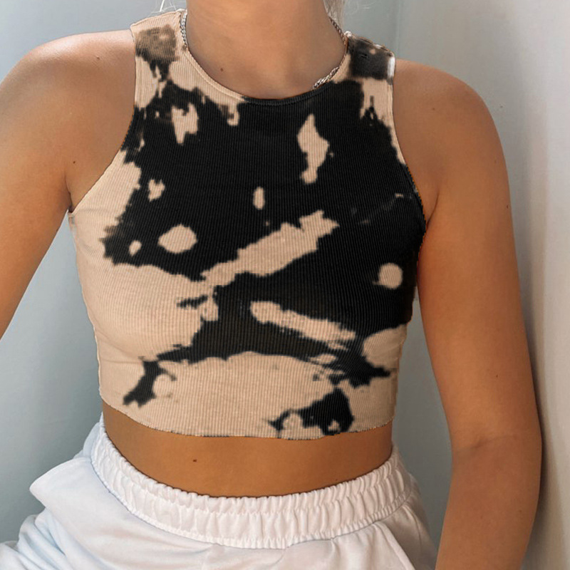Tie-dye sports vest - lifestyle image