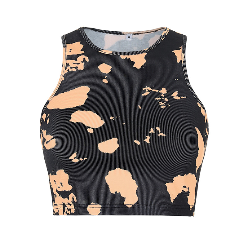 Tie-dye sports vest - different angle