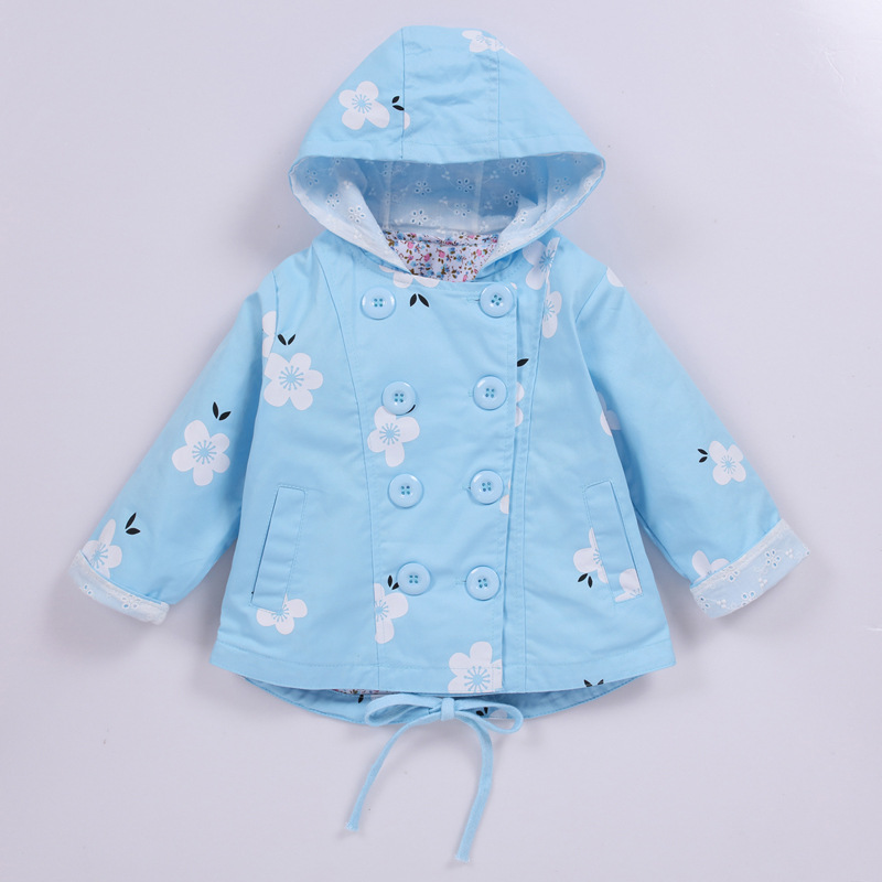 Double-breasted casual children's jacket