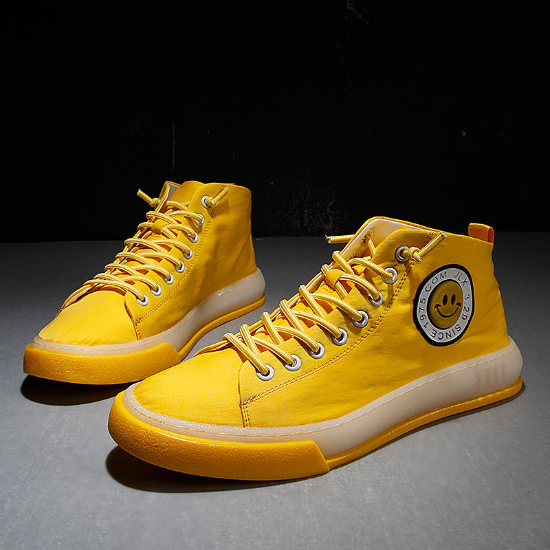 Men's High-Top Canvas Sneakers - Lifestyle