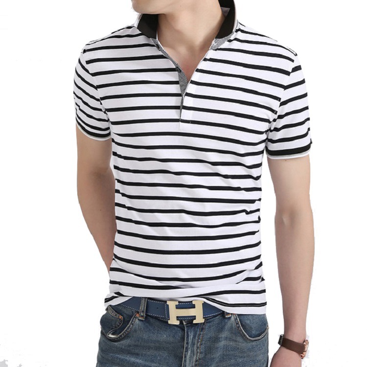 Polo T-shirt Geometric Pattern