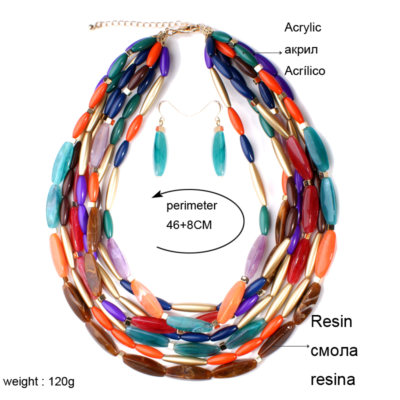 Colorful Beaded Necklace 1