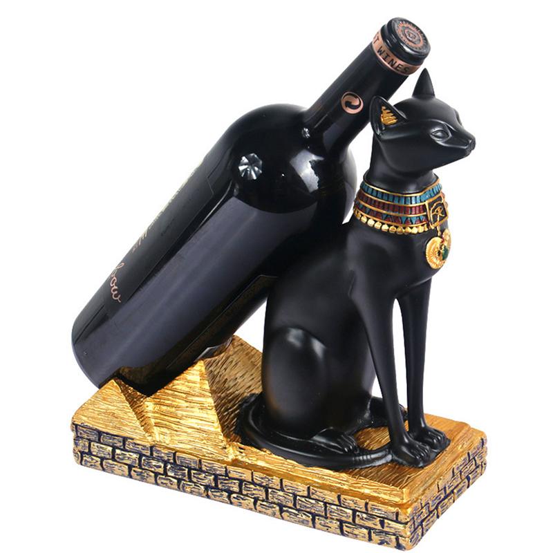 Egyptian Cat Wine Rack