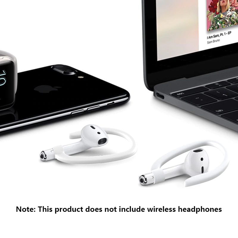 AirPods Silicone Ear Hooks - White