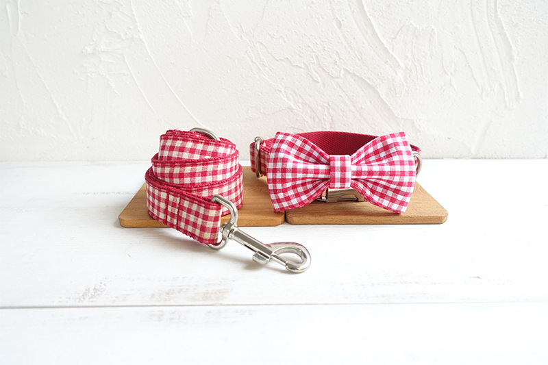 Dog Bow Tie Pink S