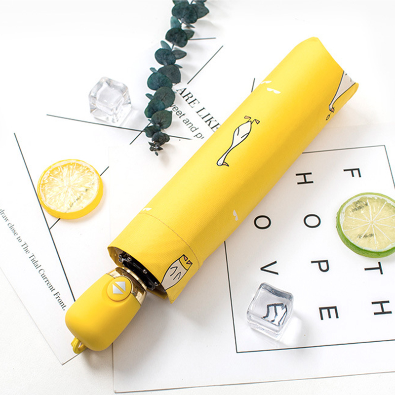 Duck Yellow Automatic Umbrella