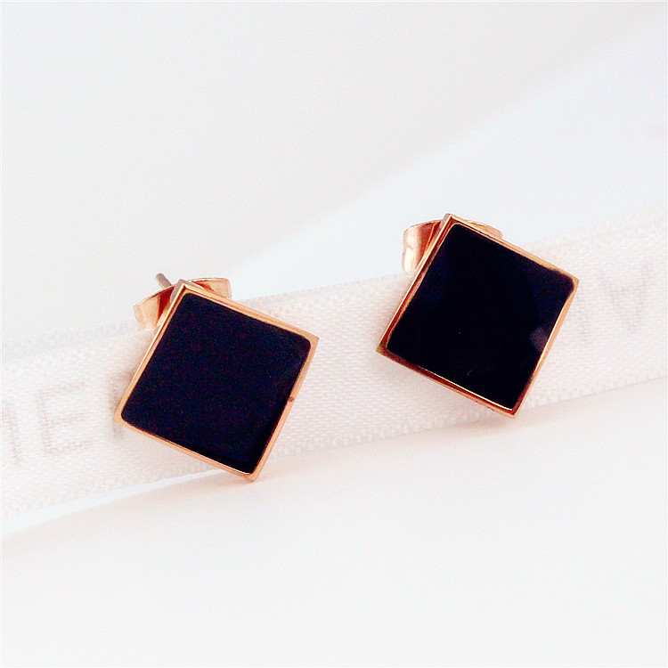 Butterfly Titanium Steel Earrings Image 3