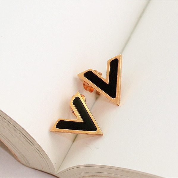 Butterfly Titanium Steel Earrings Image 2