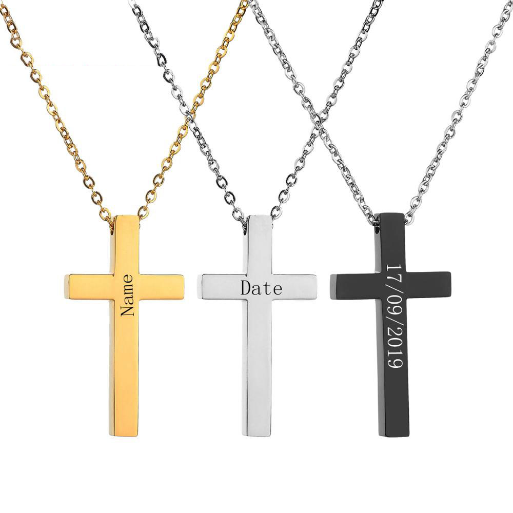 Stainless Steel Cross Necklace 2