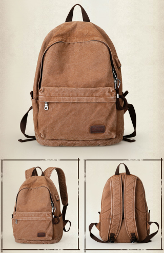 Outdoor Leisure Canvas Backpack
