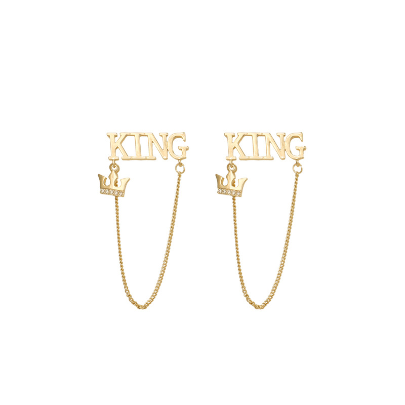 Letter Tassel Earrings 1