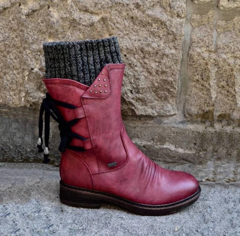Red Martin Boots